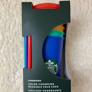Starbucks Color Changing Reusable Cold Cups